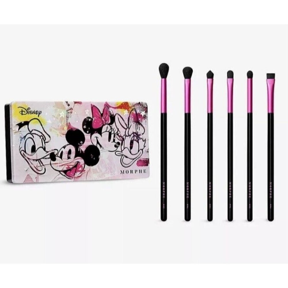 HOST PICK👏🏻💜🎉MORPHE X DISNEY MICKEY & FRIENDS TRUTH BE TOLD 6 PC BRUSH SET - Picture 1 of 6